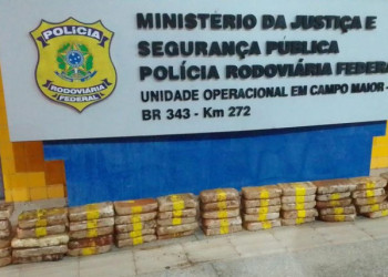 PRF apreende droga avaliada em quase R$ 7 milhões em fundo falso de caminhão no Piauí