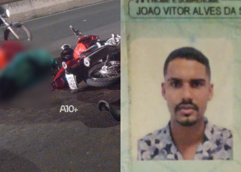Jovem morre após bater motocicleta em caminhão na zona Sul de Teresina
