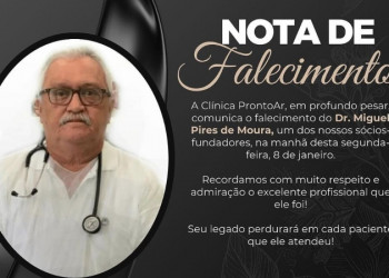Dono de clínica, pneumologista Miguel Pires morre aos 68 anos vítima de infarto em Teresina