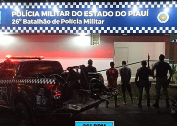 Polícia Militar prende dois suspeitos e recupera duas motocicletas roubadas em União, Piauí