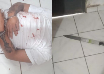 Com facão, homem invade Batalhão da Polícia Militar e é baleado no interior do Piauí