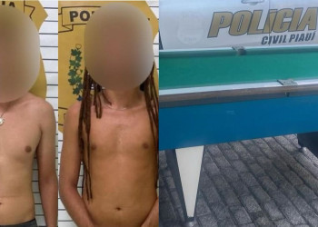Cearense e colombiano suspeitos de furtarem mesa de sinuca avaliada em R$ 5 mil são presos no Piauí