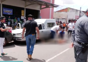 Homem é executado a tiros em frente a supermercado em Timon, Maranhão