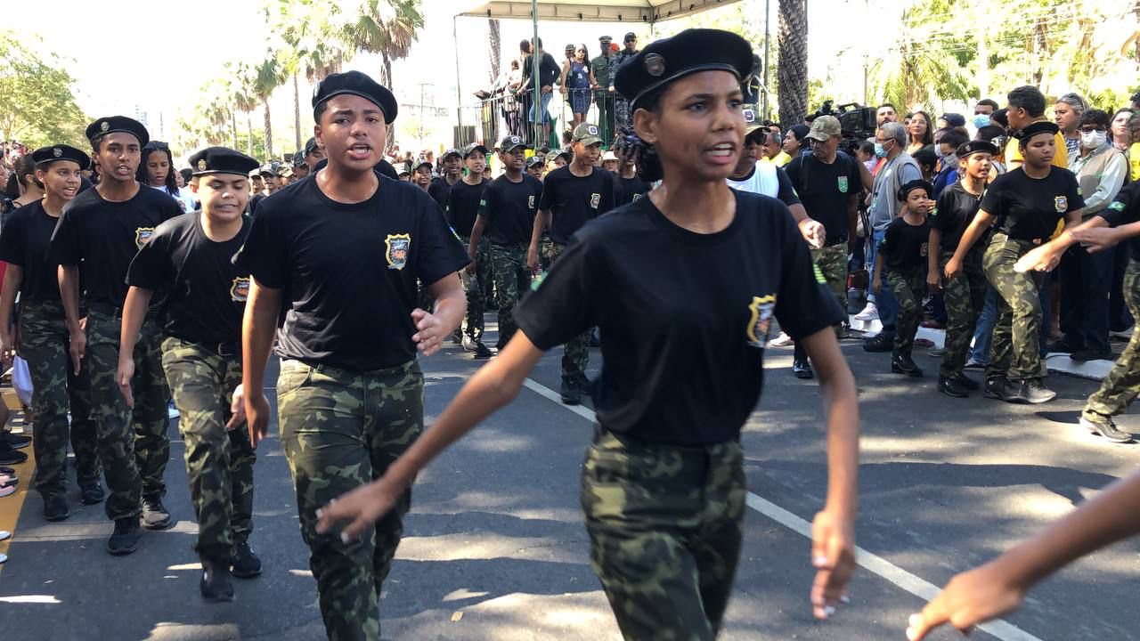 7 de Setembro após dois anos desfile cívico volta a ser realizado em