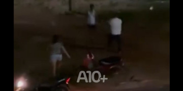 Bebedeira termina com homem ferido com golpe de facão no interior do Piauí; vídeo mostra briga