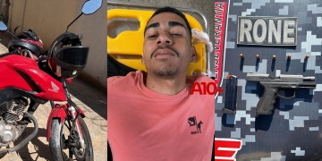 Suspeito de integrar facção com extenso histórico criminal é preso após sofrer acidente ao tentar fugir da PM em Teresina