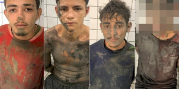 Três homens e um adolescente suspeitos de matar mulher no litoral do Piauí são presos com armas após cerco policial