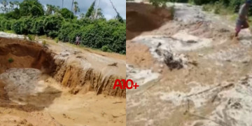 Morador viraliza nas redes sociais após registrar momento em que água volta a correr em rio no Piauí; VÍDEO