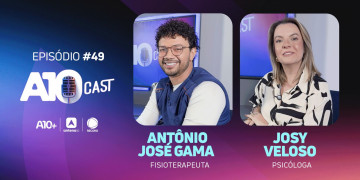 A10Cast recebe fisioterapeuta que viralizou com paciente de 104 anos e psicóloga para debate sobre saúde e bem-estar; ASSISTA!