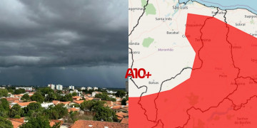 Com risco de alagamentos e deslizamentos de terra, alerta vermelho de grande perigo de chuvas se expande para quase todo o Piauí