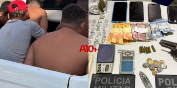Suspeito é baleado e preso após reagir à operação policial contra o tráfico de drogas e facções no interior do Piauí