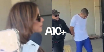 Com forte esquema de segurança, Tatiana e Alandilson chegam ao Fórum Eleitoral para audiência de instrução; VÍDEO!