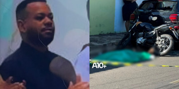 Porteiro morre após passar mal e bater moto contra carro na zona Sul de Teresina