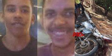 Irmãos morrem após motocicleta bater violentamente em árvore no interior do Piauí