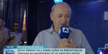Prefeito Sílvio Mendes participa do BG nos Bairros, da TV Antena 10, e elogia iniciativa em celebração aos 174 anos de Teresina