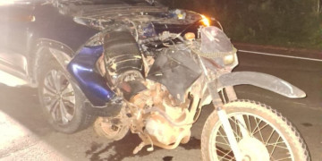 Homem morre em grave acidente entre motocicleta e caminhonete na PI-113, em José de Freitas