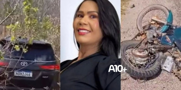 Mulher morre após motocicleta ser atingida por carro no interior do Piauí