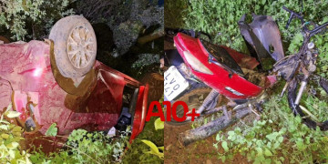 Adolescente é apreendido após pegar carro do tio, provocar acidente e deixar motociclista ferido no Piauí