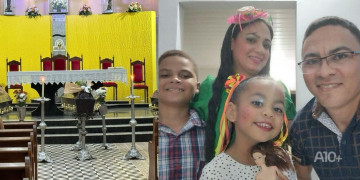 Família que morreu carbonizada em grave acidente é velada sob forte comoção em Altos, Piauí