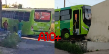 Strans diz que ônibus invadiu casa após erro operacional em Teresina; consórcio será notificado para arcar com prejuízos