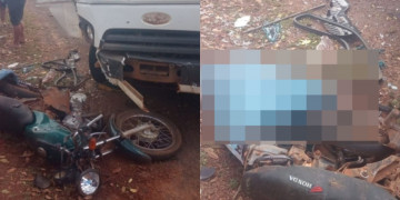 Homem morre após grave acidente entre motocicleta e caminhão no interior do Piauí