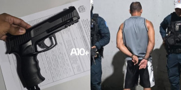 Polícia conduz suspeito de efetuar disparo e ameaçar clientes e funcionários de conveniência com arma de pressão em Teresina