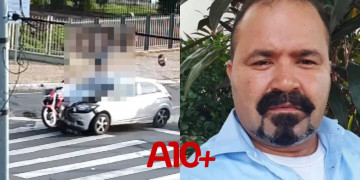 Vídeo mostra momento em que motociclista é atingido por carro em alta velocidade em Teresina