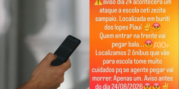 Aluno é conduzido pela polícia por suspeita de ameaça de atentado contra escola no Piauí: 