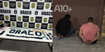 Polícia desarticula ponto de armazenamento de drogas durante operação entre Teresina e Timon; dois presos
