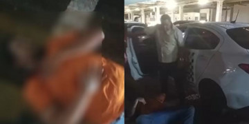 Motorista de aplicativo é esfaqueado após discussão com taxista no aeroporto de Teresina; VÍDEO!