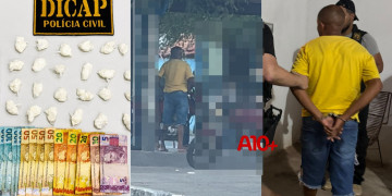Homem que vendia droga por delivery não tinha habilitação e escondia entorpecentes em panela de pressão em Timon, diz delegado