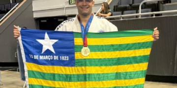 Cabo Stanley Torres, da PM do Piauí, é bicampeão mundial de judô nos Estados Unidos