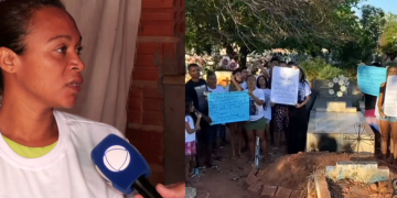 Família e amigos realizam manifestação e pedem justiça por jovem executado a tiros na véspera do aniversário em Teresina; VÍDEO!