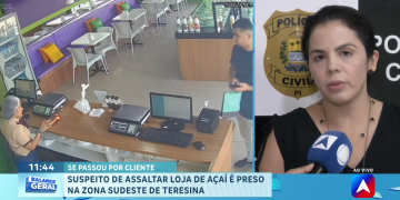 Polícia prende suspeito de assaltar açaiteria em Teresina; criminoso chegou a fugir para o litoral, diz delegada