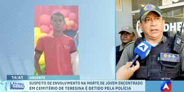 Suspeito de envolvimento na morte de jovem dentro de cemitério é preso pela polícia em Teresina