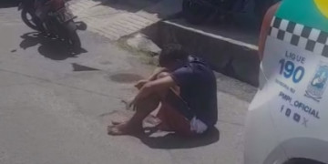 Homem rouba celular de criança, leva tiro durante fuga e acaba preso em Teresina