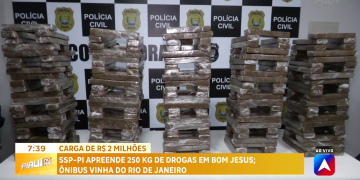 Saiba quem são os responsáveis por 250 kg de drogas trazidas do Rio de Janeiro para o Piauí; carga avaliada em R$ 2 milhões