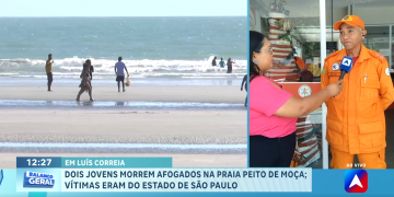 Jovens de SP chegaram ao Piauí pela manhã, foram à praia e acabaram morrendo afogados, diz bombeiro; um deles tentou salvar o amigo