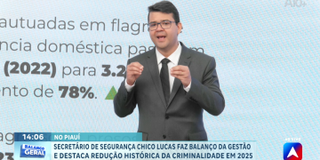 Redução de 31% nas mortes violentas intencionais no Piauí e fortalecimento do sistema prisional: secretário comenta balanço 2025 da Segurança; VÍDEO!