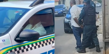 Homem em surto entra em viatura da PM, tenta pegar arma e é contido em Teresina