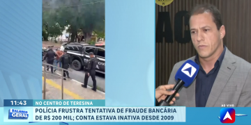 Homem que tentou sacar R$ 200 mil de conta de falecido em Teresina pode ter recebido ajuda de funcionário de banco, diz delegado; VÍDEO!