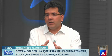 Em entrevista à TV Antena 10, governador Rafael Fonteles destaca avanços em saúde, segurança, desenvolvimento e mais; assista!