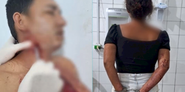 No Piauí, mulher é detida suspeita de esfaquear companheiro no pescoço; vítima não quis prestar queixa