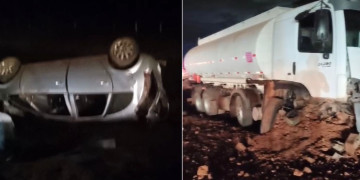 Homem e adolescente de 13 anos morrem em grave colisão entre carro e caminhão na BR-343, no Piauí