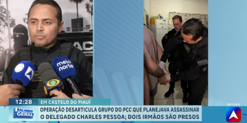 “Quanto mais eu for ameaçado, mais motivação eu tenho”, afirma delegado Charles Pessoa após operação contra facção que planejava assassiná-lo no Piauí