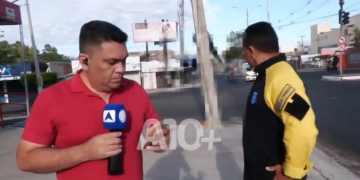 Veja o momento do acidente flagrado por equipe da TV Antena 10 em Teresina