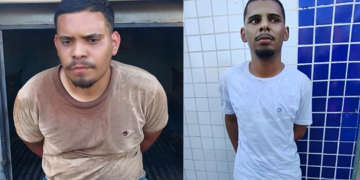 Dupla de assaltantes é presa após roubar celular e vítima procurar quartel da PM em Timon; quase 10 aparelhos foram apreendidos