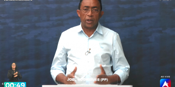 Joel Rodrigues (PP) critica saúde e carga tributária durante debate na TV Antena 10