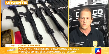 Delegado dá detalhes sobre operação que apreendeu fuzis e drogas em casa usada como “cofre” do PCC em Teresina