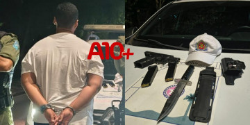 Homem é preso com arma de fogo após tentar fugir de blitz e subornar policiais na zona Sul de Teresina